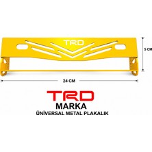 EP Garaj Otomotiv Rd Marka Universal Metal Plakalık – Sarı