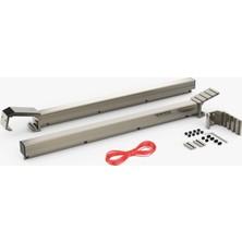 Yiğit Çamaşırlık Bronz Renk Ayarlı Kızaklı Çamaşır Kurutucu 60X25 ve 80X30 Alüminyum Metal Özellikli