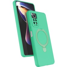 Zengemtr Newface Xiaomi Redmi Note 12 Pro 4g Regal Magsafe Standlı Kapak - Yeşil