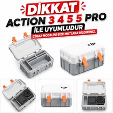 Yapı3D Aksiyon Kamera Taşıma ve Koruma Kutusu Sert Plastik Saklama Çantası Kamera Aksesuar Action 3 4 5 ve 5 Pro Uyumlu