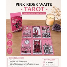 LUXMON Regin Pink Rider Waite Tarot Destesi 78 Adet Kart