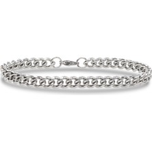 Parmas Design Ezme Mariner Çelik 6mm Zincir Erkek Hediye Bileklik 01850