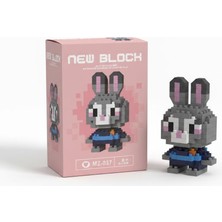 Megola Store Judy Hopps Zootropolis Mini Blok Yapım Seti Koleksiyon Figürü