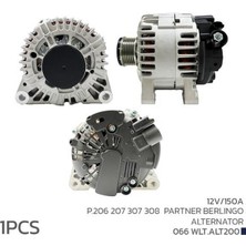 Voltech Almparca Alternatör Sarj Dinamosu 12V 150A P. 206 207 307 308 Partner Berlingo