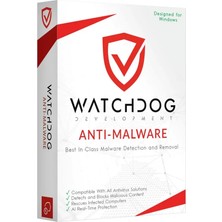 Watchdog Anti-Malware Pro | Gelismiş Anti-Virüs | Profesyonel Koruma | 1pc 1 Yıl