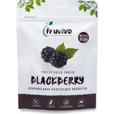 Fruvivo Dondurularak Kurutulmuş Böğürtlen 20 gr,  Vegan, Glutensiz Kurutulmuş Meyveler