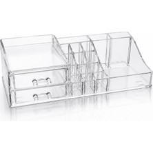 Aşkana En Çok Tercih Edilen Akrilik Makyaj Organizeri 30X14,5X9 Cm, Çekmeceli Çok Amaçlı Kozmetik,takı,toka Düzenleyici