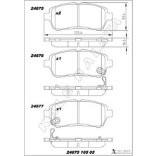 Kale Balata Almparca Ön Balata Fiesta Vi 1.4-1.4tdci 1.6 Tdci 08 -Swift 10 - Justy 07 - Mazda Ii 07 - Sirion 08 -