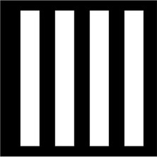 Hayat Trafik Boyama Şablonu Zebra Tarama 100X100CM