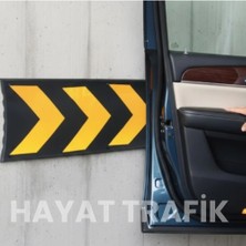 Hayat Trafik Kauçuk Duvar Koruma - Yön Oklu 80X22 cm