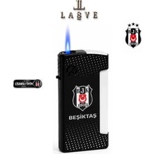 Beşiktaş 2026 Lisanslı Yeni Sezon Metal Rüzgar Geçirmez Jetli Çakmak Ergonomik Basmalı Özel Tasarım