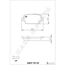 Kale Balata Almparca Fren Balatasi Arka Ford Mondeo Iv Ca2 07-14 S-Max 09- 06- S-Max 09- Kuga I 08-12 Galaxy Iii 06- Vol Vo S80 Ii 06- S80 07- V70 06- V70 07- XC70 06- . Land Rover Freelander Ii L359