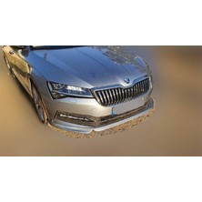 Bodykit Center Skoda Superb Yeni Kasa Ön Lip Boyasız