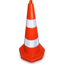 Hayat Trafik 75 cm Sekizgen Tabanlı Koni Eko 2 Reflektif