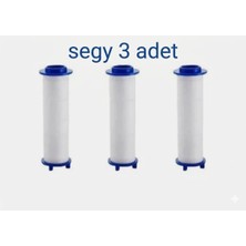 Segy Home 3 Adet Duş Başlığı Filtresi Kireç - Klor - Pas Önleyici Polipropilen Malzeme