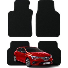 Renault Megane 4 Hatchback (2016 Sonrası) Özel Kesim Tam Uyumlu Lüx Oto Halı Paspas Renault Megane Paspas , Reno Megane Paspas