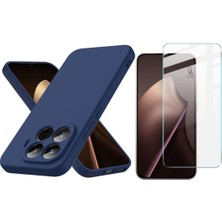 Coolacs Xiaomi Mi 15T Pro Uyumlu Içi Kadife Lansman Kılıf ve Şeffaf Temperli Cam Ekran Koruyucu