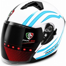 Panleo Açık Kask Güneş Vizörlü