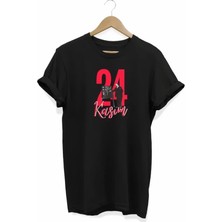 Demir Grup cc 24 Kasım Öğretmenler Günü Öğretmen Hediyesi Baskılı Oversize T-Shirt - Siyah