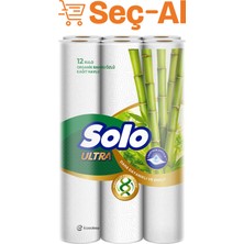 Solo Ultra Organik Bambu Özlü Havlu 12'li 3 Adet
