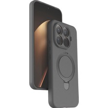 Coolacs Xiaomi Mi 15T Pro Uyumlu Kılıf Halka Standlı M-Safe Telefon Kılıfı Kapak