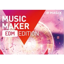 Magix Magıx Music Maker Edm Edition | Profesyonel Edm Müzik Yapma Programı | Dj ve Prodüktörler Için Müzik Yapım Programı