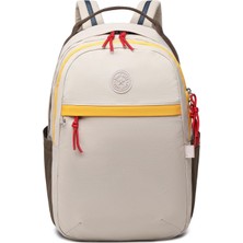 Smart Bags Smartbags Büyük Boy Uniseks Sırt Çantası 2022-3182 Bej Hardal Kahve