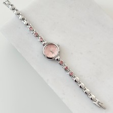 Vesce Atelier Aviles Gümüş Saat Pembe