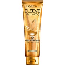 Elseve L'oréal Paris Mucizevi Yağ 150 ml Her Saç Tipi İçin Güzelleştirici Krem Değerli Çiçek Özlü