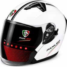 Panleo Açık Kask Güneş Vizörlü