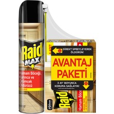 Raid Böcek Yemi & Böcek Aerosol Promo Paket 273 G 4 Adet
