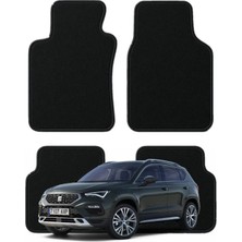 Seat Ateca Özel Kesim Tam Uyumlu Lüx Oto Halı Paspas , Seat Paspas , Seat Ateca Paspas , Seat Ateca Halı Paspas