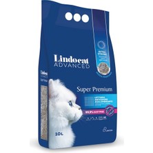 Lindocat Advanced Süper Premium Extra Strong Kokusuz Topaklaşan Kedi Kumu 10 Lt. Poşet