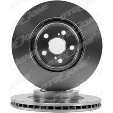 Otozone Almparca Ön Fren Diski Ha Kanalli Toyota Corolla Verso 2.0l 1cdtv D-4d CDE120 01-06 / Ensis 2.2l 2AD-FT V ADT251 05-09 295 Çap x 5 Bijon - Adet Disk Idır