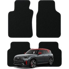 Mini Countryman 3. Nesil (2024 Sonrası) Özel Kesim Tam Uyumlu Lüx Oto Halı Paspas , Mini Paspas , Mini Countryman Paspas