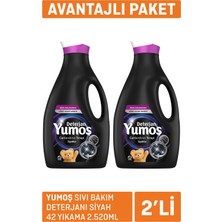 Yumoş Sıvı Bakım Deterjanı Siyah 42 Yıkama 2 x 2.52 L
