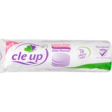 Cle Up Disk Makyaj Pamuğu 70'li 3 Adet