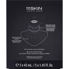 111SKIN Black Diamond Lifting And Firming Neck Masks Kaldırıcı Sıkılaştırıcı Boyun Maskesi