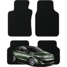 Renault Megane 3 Hatchback (2008-2016) Özel Kesim Tam Uyumlu Lüx Oto Halı Paspas Renault Megane Paspas , Reno Megane Paspas