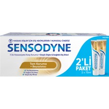 Sensodyne Tam Koruma Beyazlatıcı Diş Macunu 2 x 75 ml 3 Adet