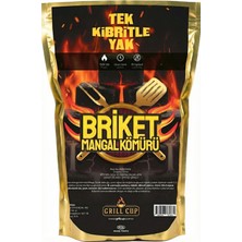 Grill Cup Briket Mangal Kömürü 1.8 kg 2 Adet