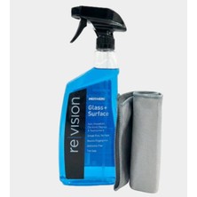 Mothers® Revision® Glass + Surface Cleaner – Cam + Yüzey Temizleyici Ürün / 710 ml + Pa Cam Bezi Hediyeli