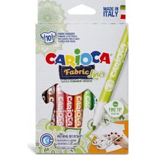 Carioca Keçeli Kumaş Boya Kalemi Fine 10 Lu