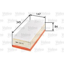 Valeo Almparca Ha Filtresi Peugeot Expert II-P807-JUMPER Ii-Jumpy Ii-C8-Scudo Ii-Ulysse Ii-Proace 2.0 Hdi-Jtd