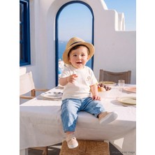 Lcw Baby Indigo Loose Fit Erkek Bebek Kargo Jean Pantolon