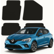 Renault Clio 5. Nesil (2018-2025) Özel Kesim Tam Uyumlu Lüx Oto Halı Paspas Renault Clio Paspas , Reno Clio Paspas