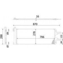 Mahle Almparca Klima Radyatörü Kondenser Peugeot Boxer Iii-Citroen Jumperiii-Fiat Ducato Iii 2.0-2.2-2.3-3.0- Hd I-Mjet