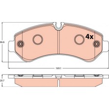 TRW Almparca Fren Balatasi Arka Mercedes Sprinter B907 18-