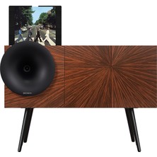 Fennessy Kresling I7PRO Siyah Bluetooth Hoparlörlü 100W Hi-Fi Pikap, Plakçalar