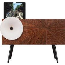 Fennessy Kresling I7PRO Beyaz Bluetooth Hoparlörlü 100W Hi-Fi Pikap, Plakçalar